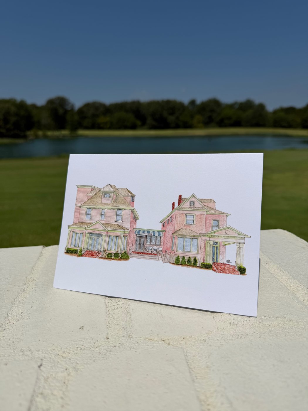 The Chloe Nashville — commissioned illustration of The Chloe Hotel, Nashville
