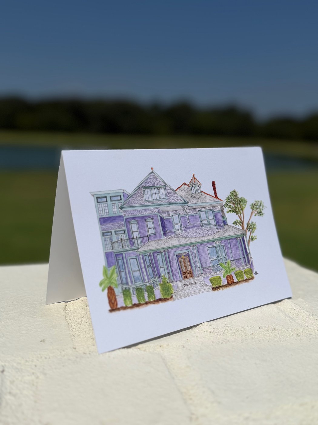 The Chloe New Orleans — commissioned illustration of The Chloe Hotel, New Orleans